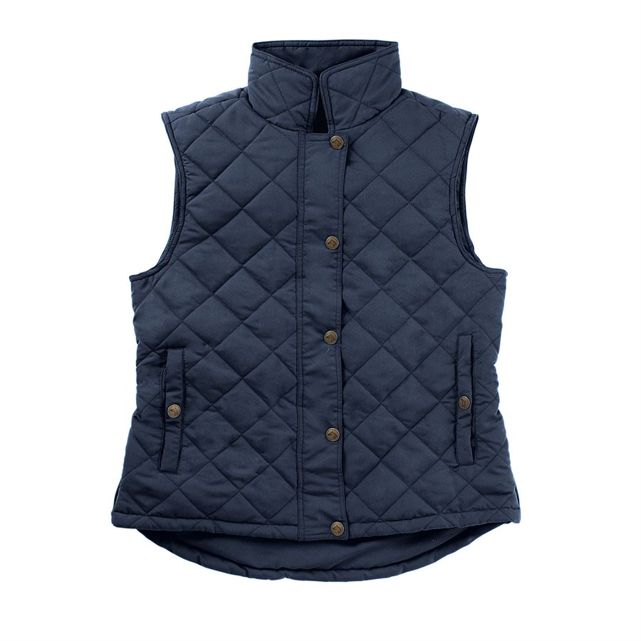 Quilted Vest Navy | Harness Museum